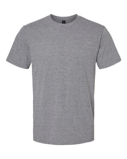 Unisex Softstyle® Midweight T-Shirt - Graphite Heather Front