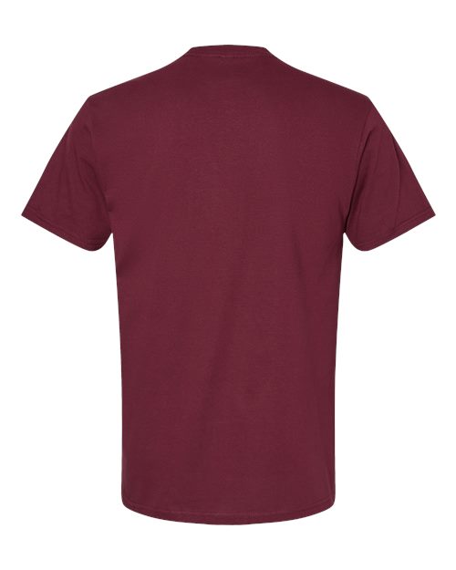 Unisex Softstyle® Midweight T-Shirt - Maroon Back