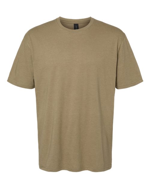 Gildan Unisex Softstyle® CVC T-Shirt - Dune Mist Front