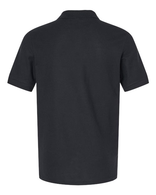 Unisex Hammer™ Pique Polo - Black Back