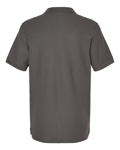 Unisex Hammer™ Pique Polo - Charcoal Back