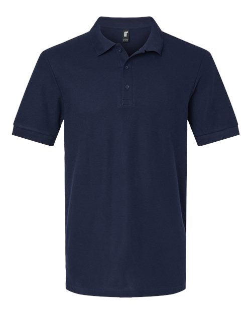 Gildan Unisex Hammer™ Pique Polo - Navy Front