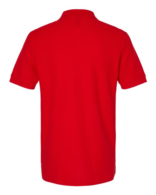 Unisex Hammer™ Pique Polo - Red Back