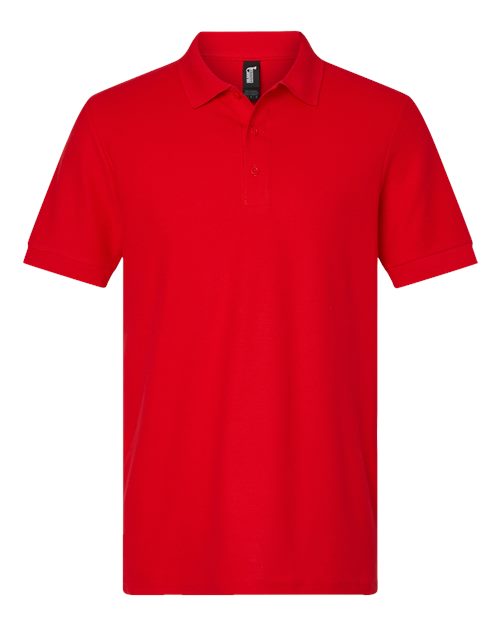 Unisex Hammer™ Pique Polo - Red Front