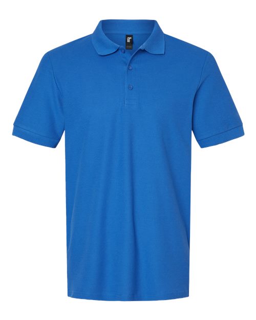 Unisex Hammer™ Pique Polo - Royal Front
