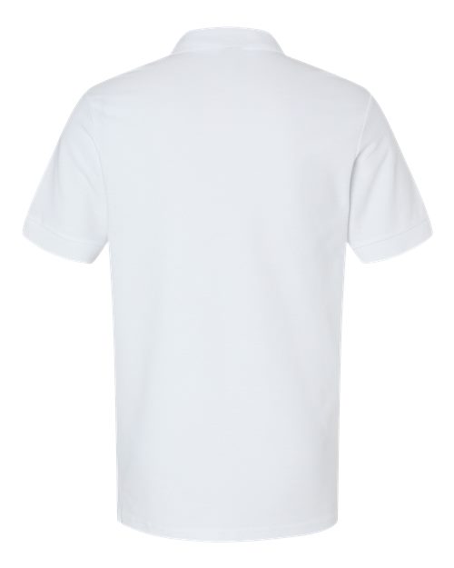 Unisex Hammer™ Pique Polo - White Back