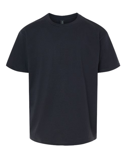 Gildan Youth Softstyle® T-Shirt - Black Front