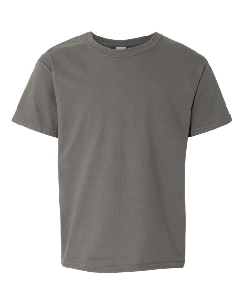 Gildan Youth Softstyle® T-Shirt - Charcoal Front