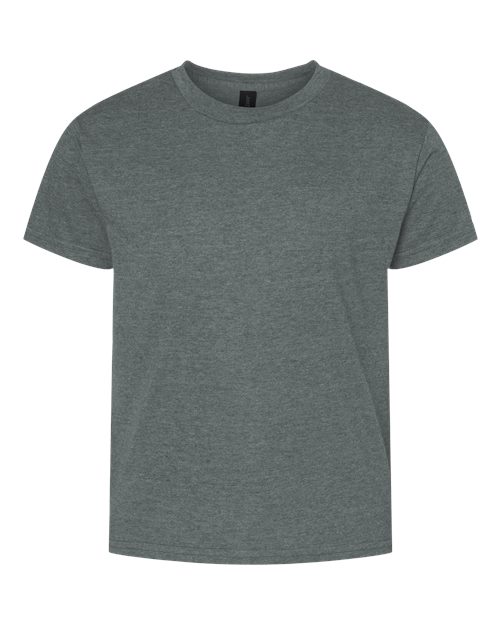 Gildan Youth Softstyle® T-Shirt - Dark Heather Front