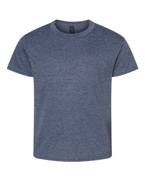 Gildan Youth Softstyle® T-Shirt - Heather Navy Front