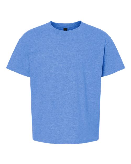 Gildan Youth Softstyle® T-Shirt - Heather Royal Front