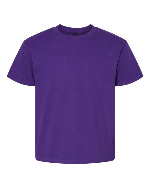 Gildan Youth Softstyle® T-Shirt - Purple Front