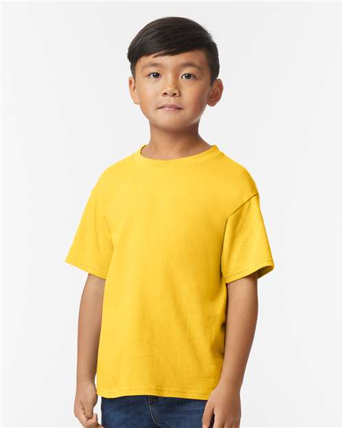 Gildan Youth Softstyle® Midweight T-Shirt - Model Front