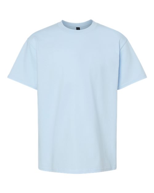 Youth Softstyle® Midweight T-Shirt - Light Blue Front