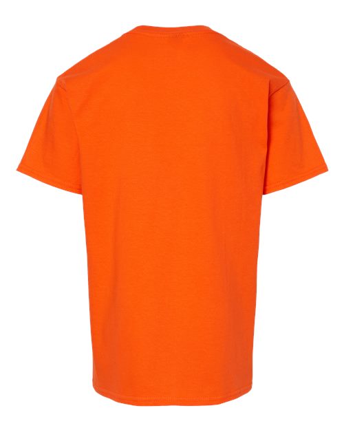 Youth Softstyle® Midweight T-Shirt - Orange Back