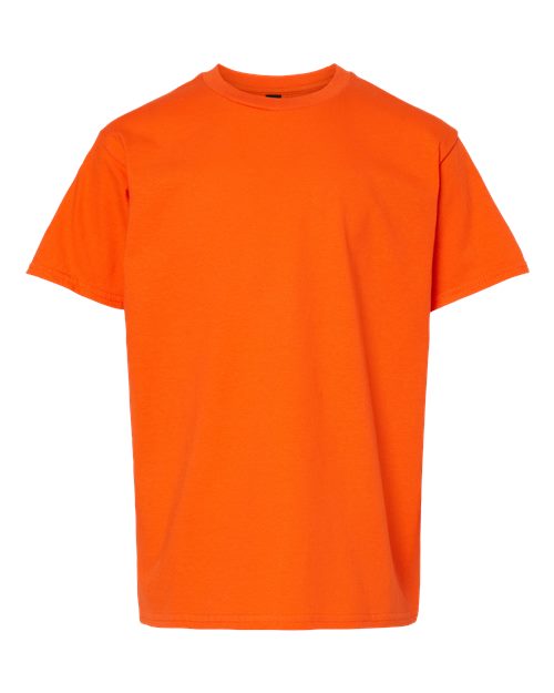 Youth Softstyle® Midweight T-Shirt - Orange Front