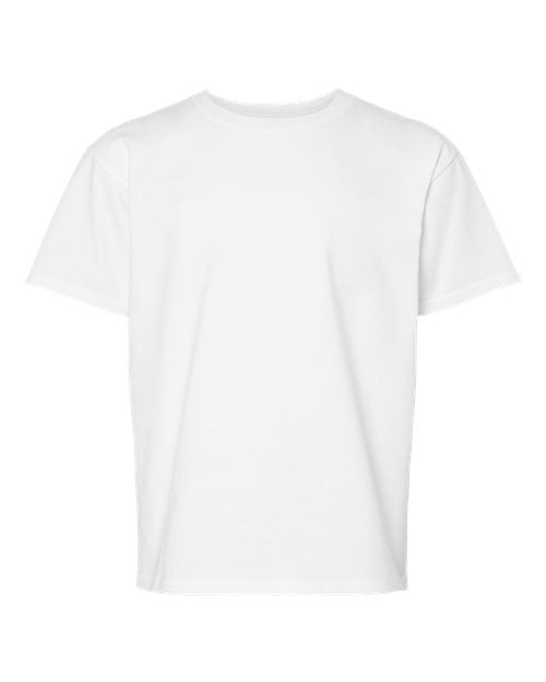 Gildan Youth Softstyle® Midweight T-Shirt - White Front