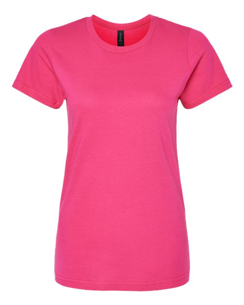 Women's Softstyle® Midweight T-Shirt - Heliconia Front