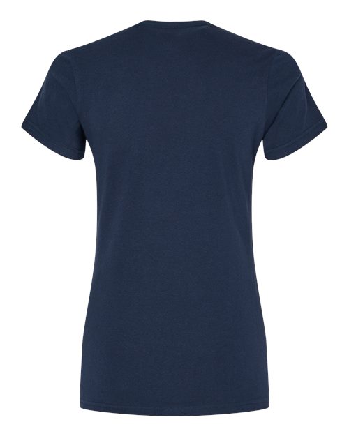 Women's Softstyle® Midweight T-Shirt - Navy Back