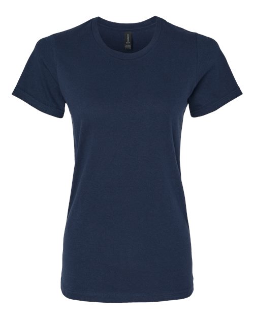 Women's Softstyle® Midweight T-Shirt - Navy Front