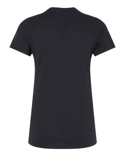 Women's Softstyle® Midweight T-Shirt - Pitch Black Back