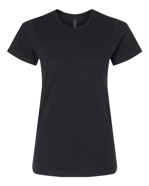 Women's Softstyle® Midweight T-Shirt - Pitch Black Front