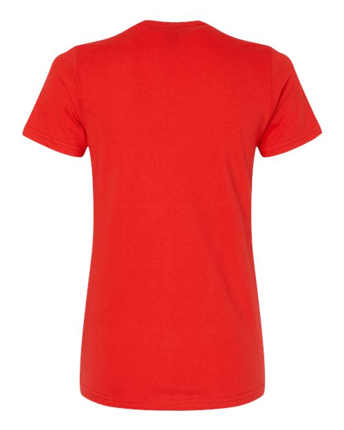 Women's Softstyle® Midweight T-Shirt - Red Back
