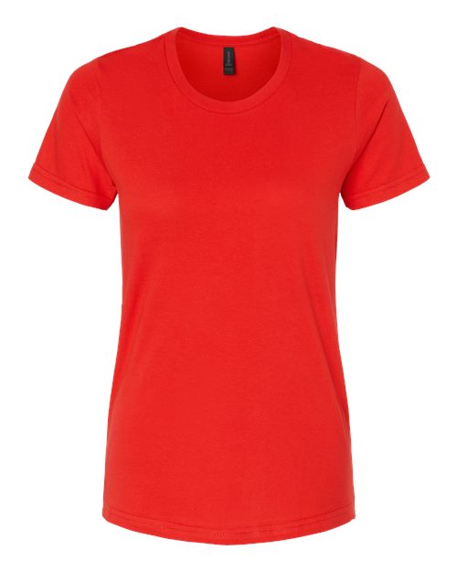 Women's Softstyle® Midweight T-Shirt - Red Front