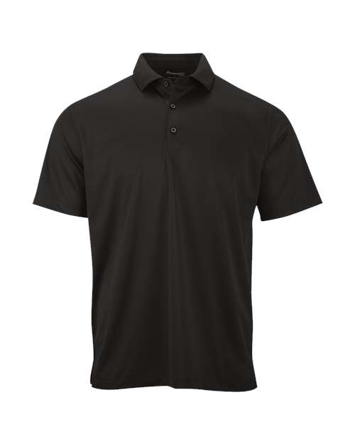 Men's Preakness Micro Mesh Polo - Black Front