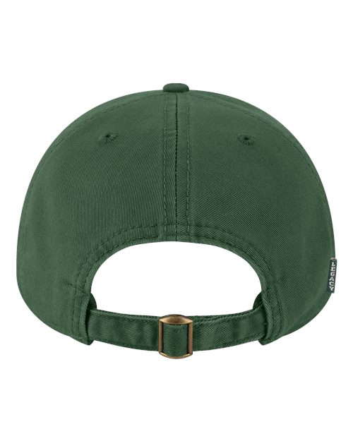 Relaxed Twill Dad Hat - Dark Green Back