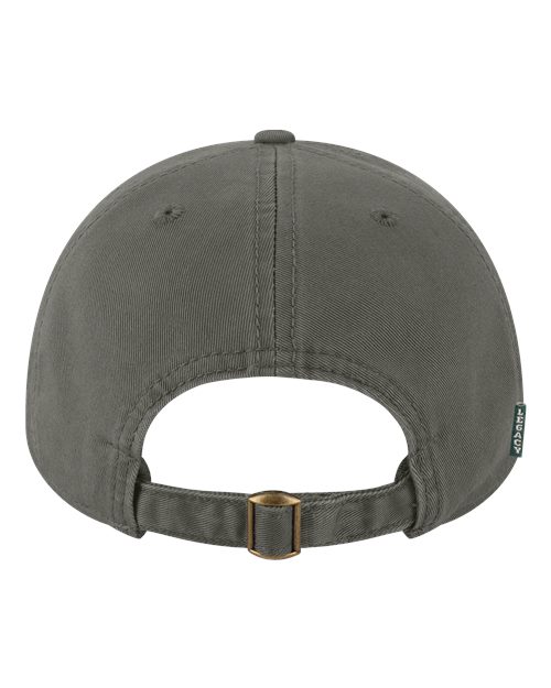 Relaxed Twill Dad Hat - Dark Grey Back