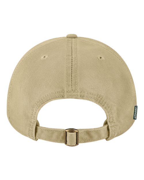 Relaxed Twill Dad Hat - Khaki Back