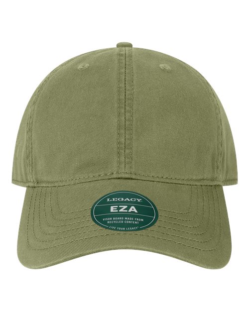 Relaxed Twill Dad Hat - Moss Green Front