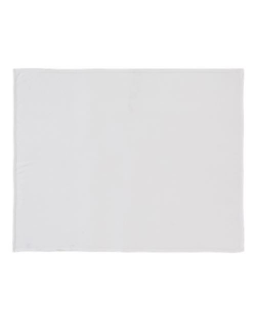 Sublimation Silk Touch Blanket - White Front