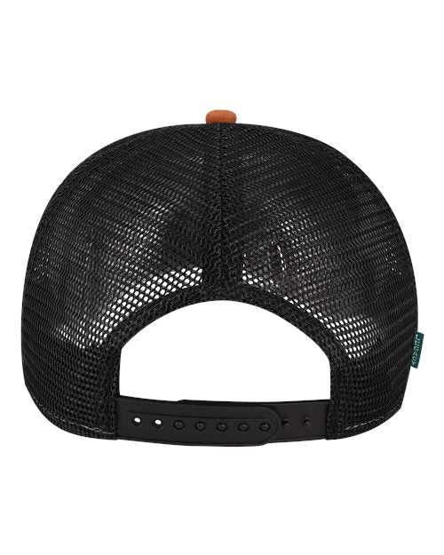 Five-Panel Adjustable Cap - Copper Slub/ Black Back