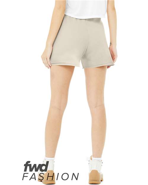 Women's FWD Fashion Cutoff Fleece Shorts - Heather Dust Back