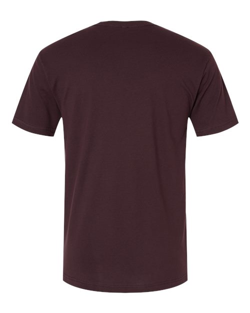 Cotton T-Shirt - Oxblood Back