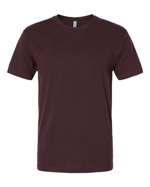 Cotton T-Shirt - Oxblood Front