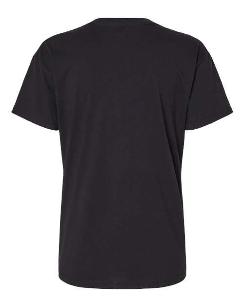 Women's Cotton Relaxed T-Shirt - Black Back