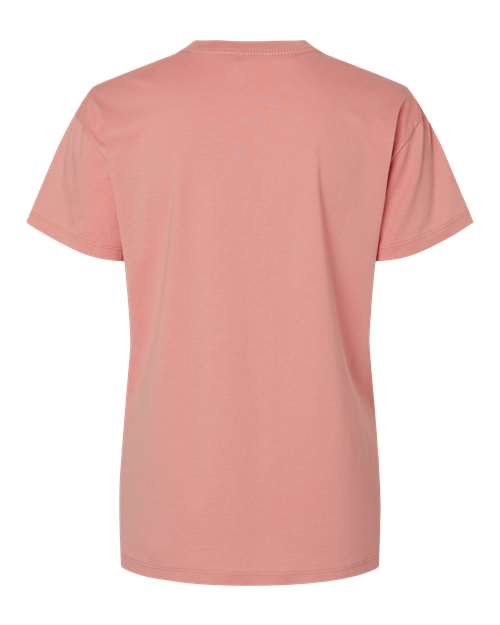 Women's Cotton Relaxed T-Shirt - Desert Pink Back