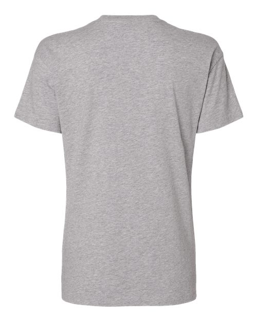 Women's Cotton Relaxed T-Shirt - Heather Grey Back