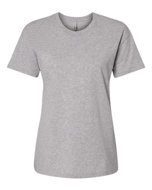 Women's Cotton Relaxed T-Shirt - Heather Grey Front