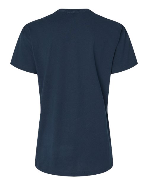 Women's Cotton Relaxed T-Shirt - Midnight Navy Back