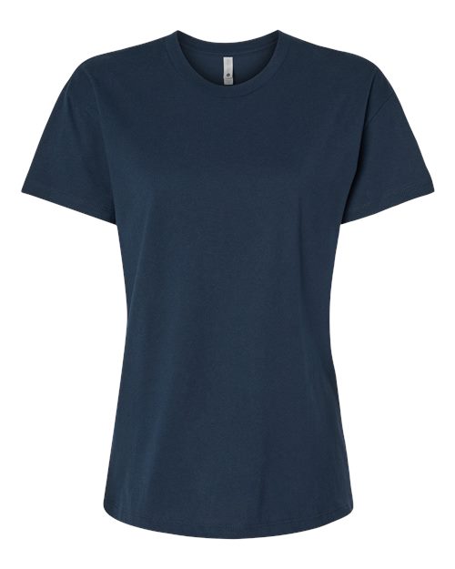 Women's Cotton Relaxed T-Shirt - Midnight Navy Front