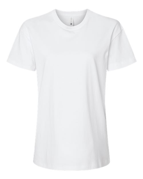 Women's Cotton Relaxed T-Shirt - White Front