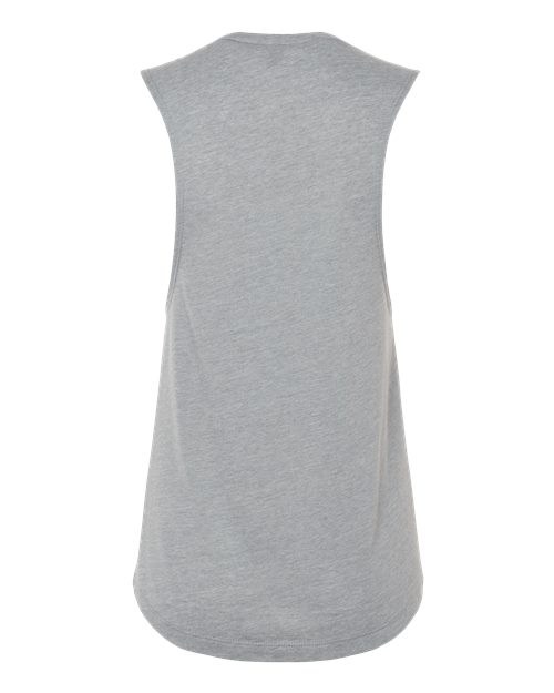 Women’s Festival Muscle Tank - Heather Grey Back