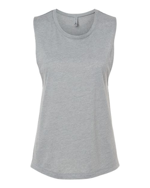 Women’s Festival Muscle Tank - Heather Grey Front