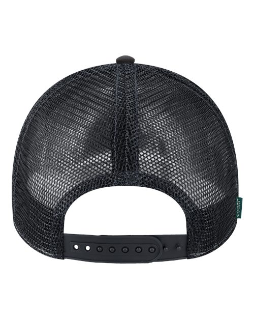 Lo-Pro Snapback Trucker Cap - Black/ Black Back
