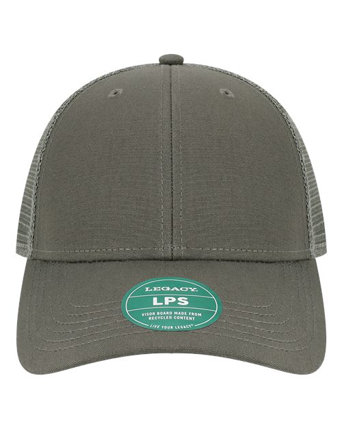 Lo-Pro Snapback Trucker Cap - Dark Grey/ Dark Grey Front