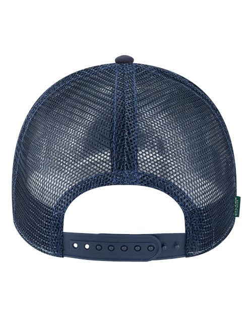 Lo-Pro Snapback Trucker Cap - Navy/ Navy Back